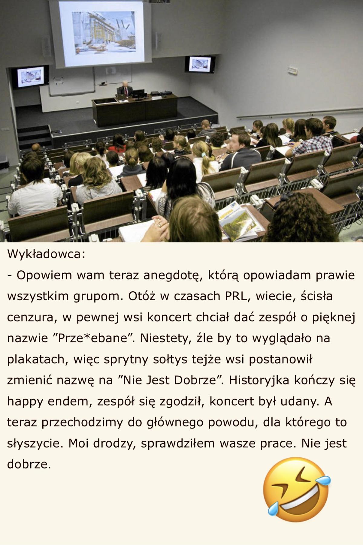 Anegdota na wykładzie 