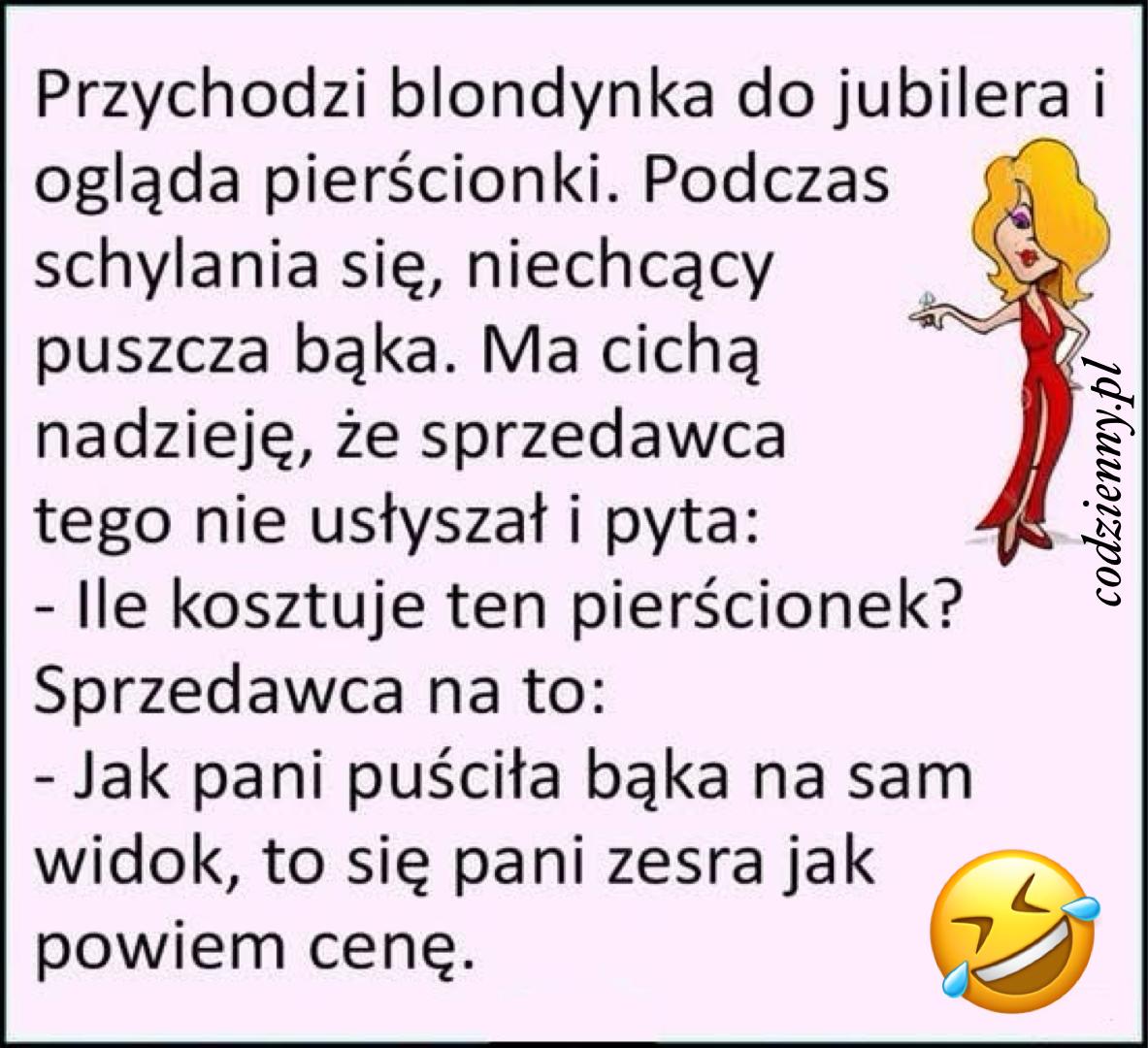 Blondynka u jubilera