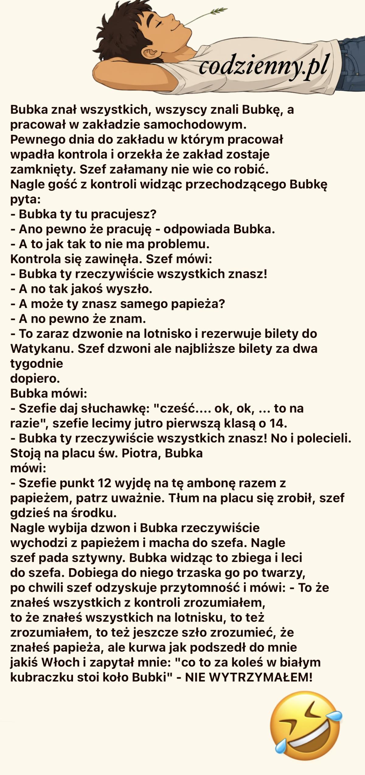 Bubka znał wszystkich, wszyscy znali Bubkę