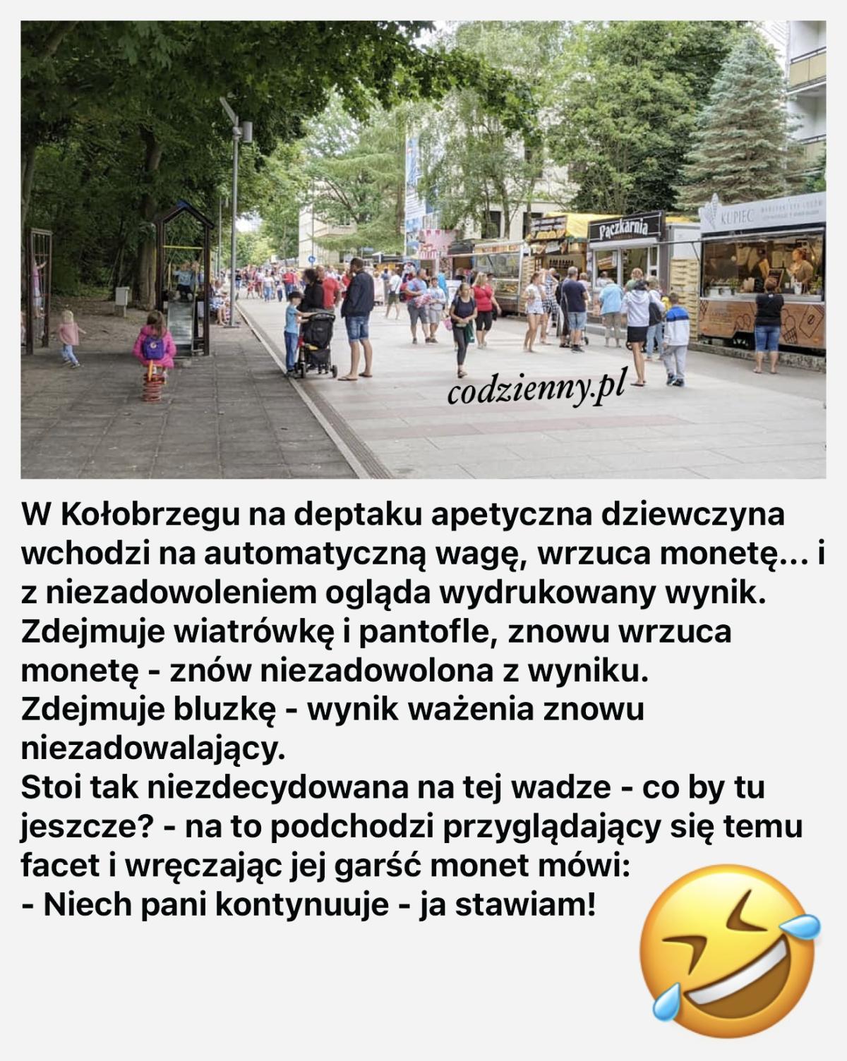 Deptak w Kołobrzegu