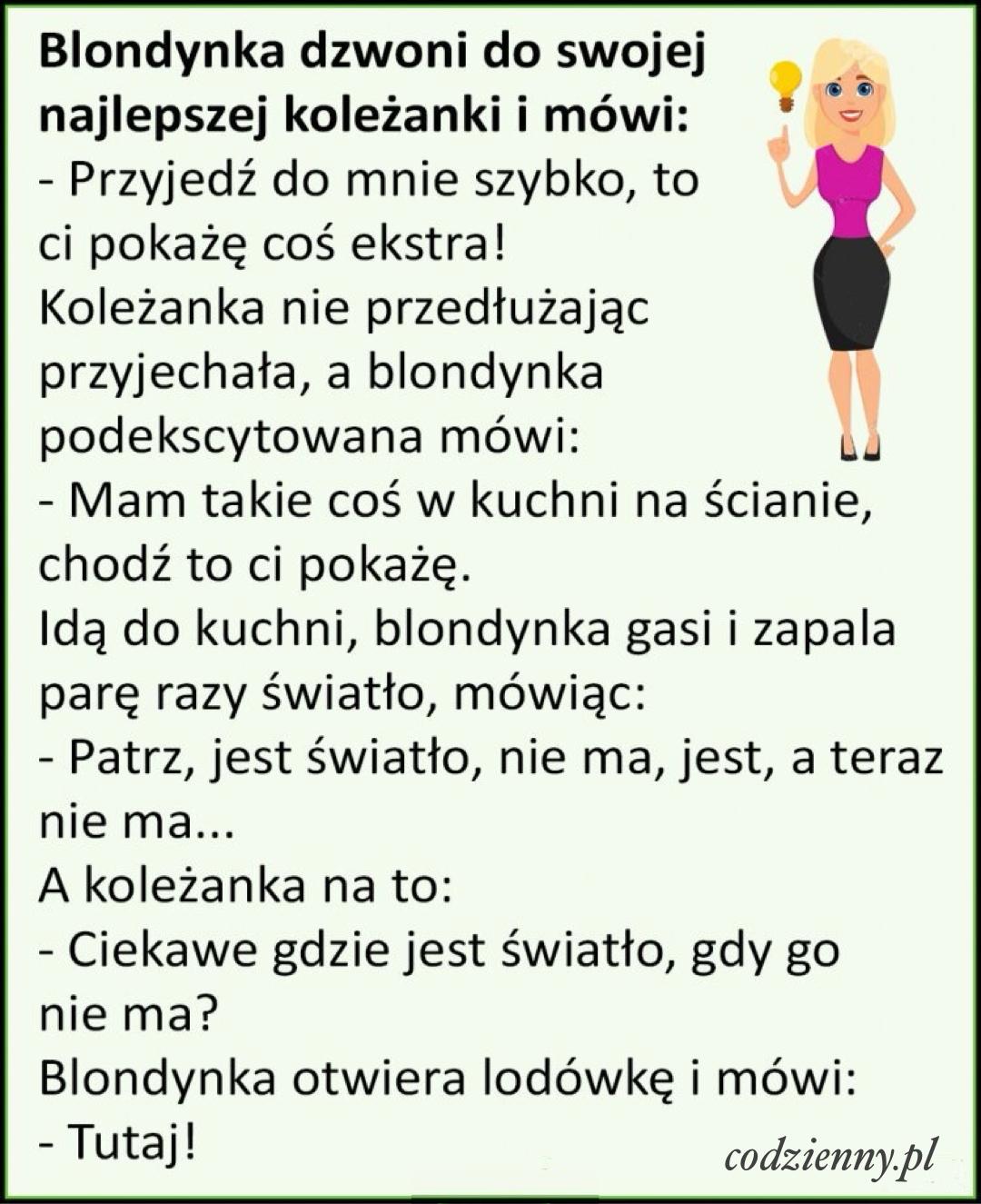 Dowcip o dwóch blondynkach 