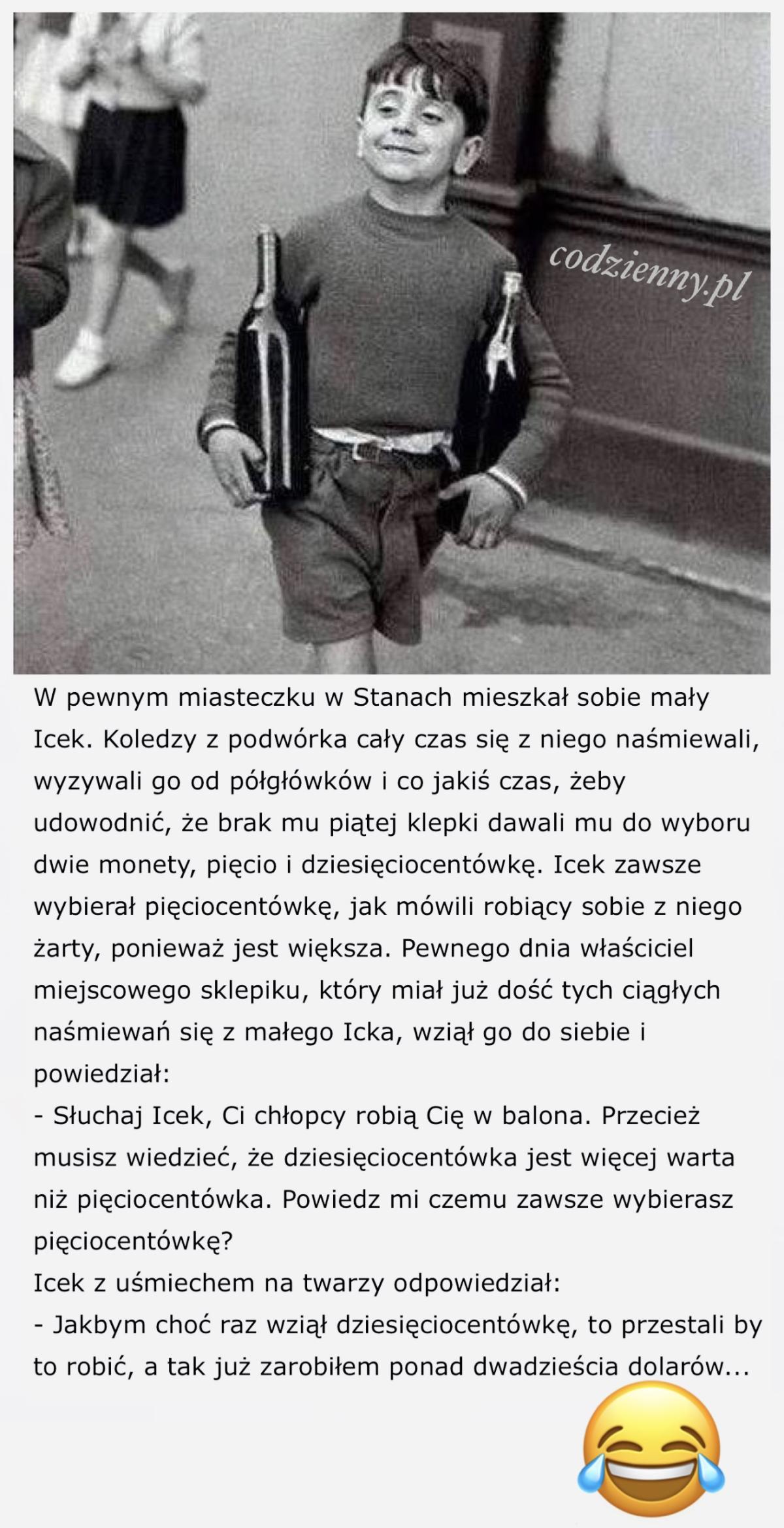 Dowcip o sprytnym chłopcu 
