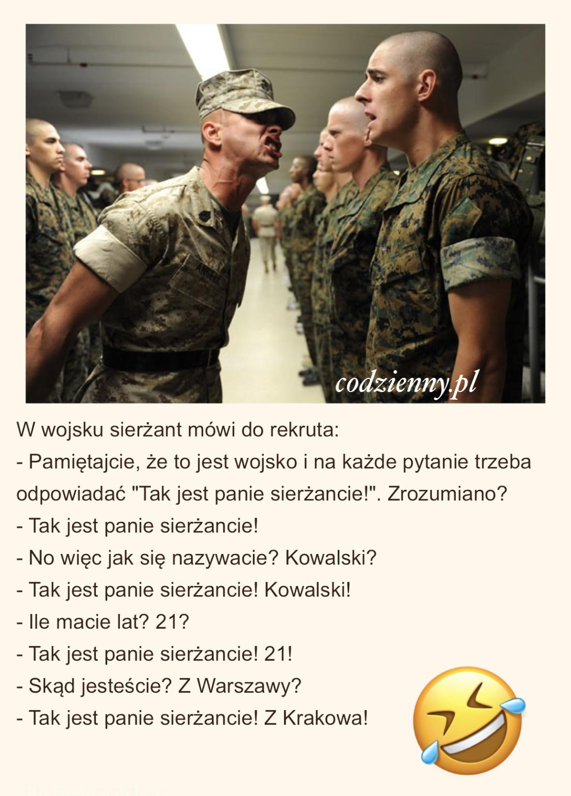 Dowcip o wojsku