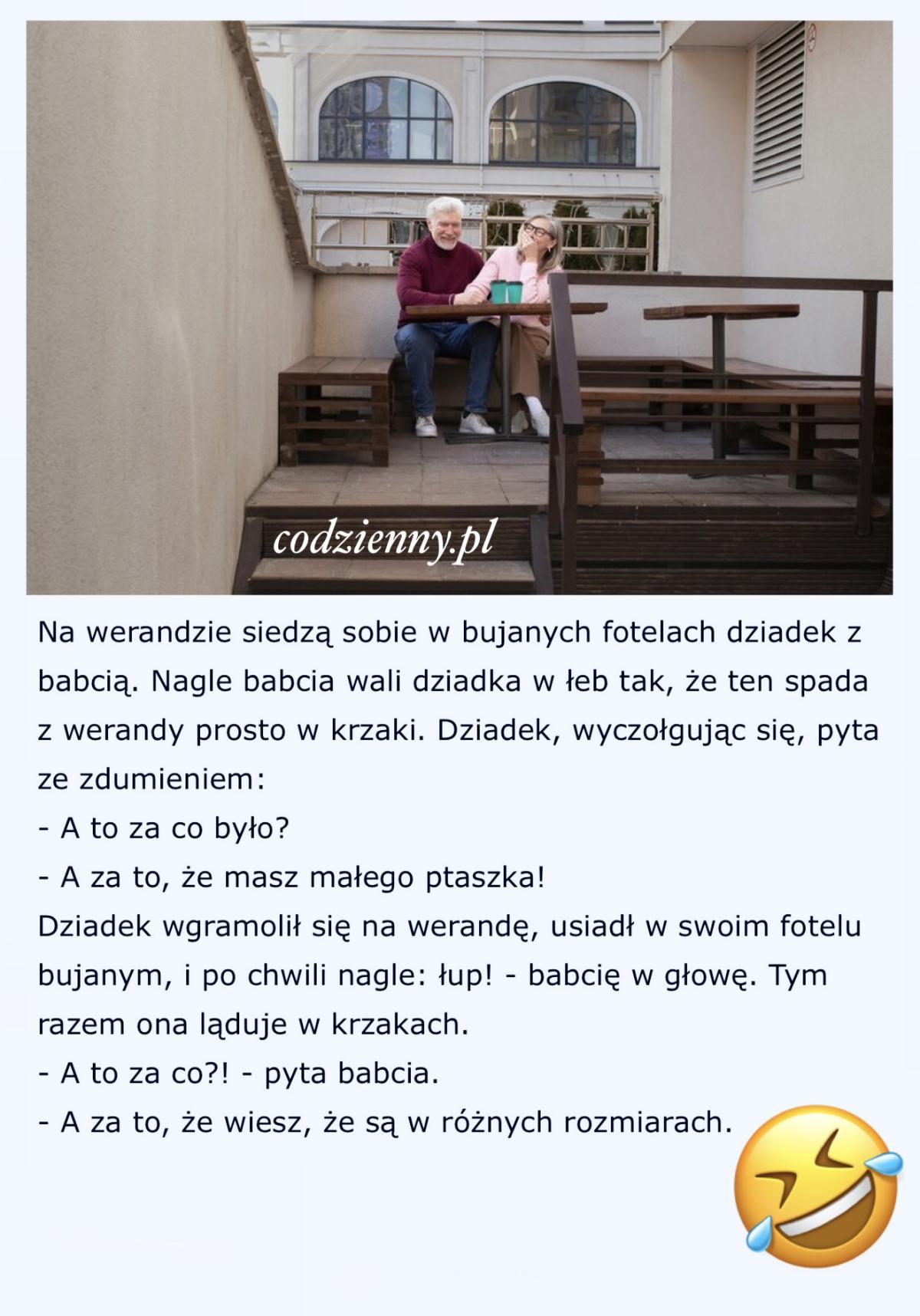 Dziadkowie na werandzie 