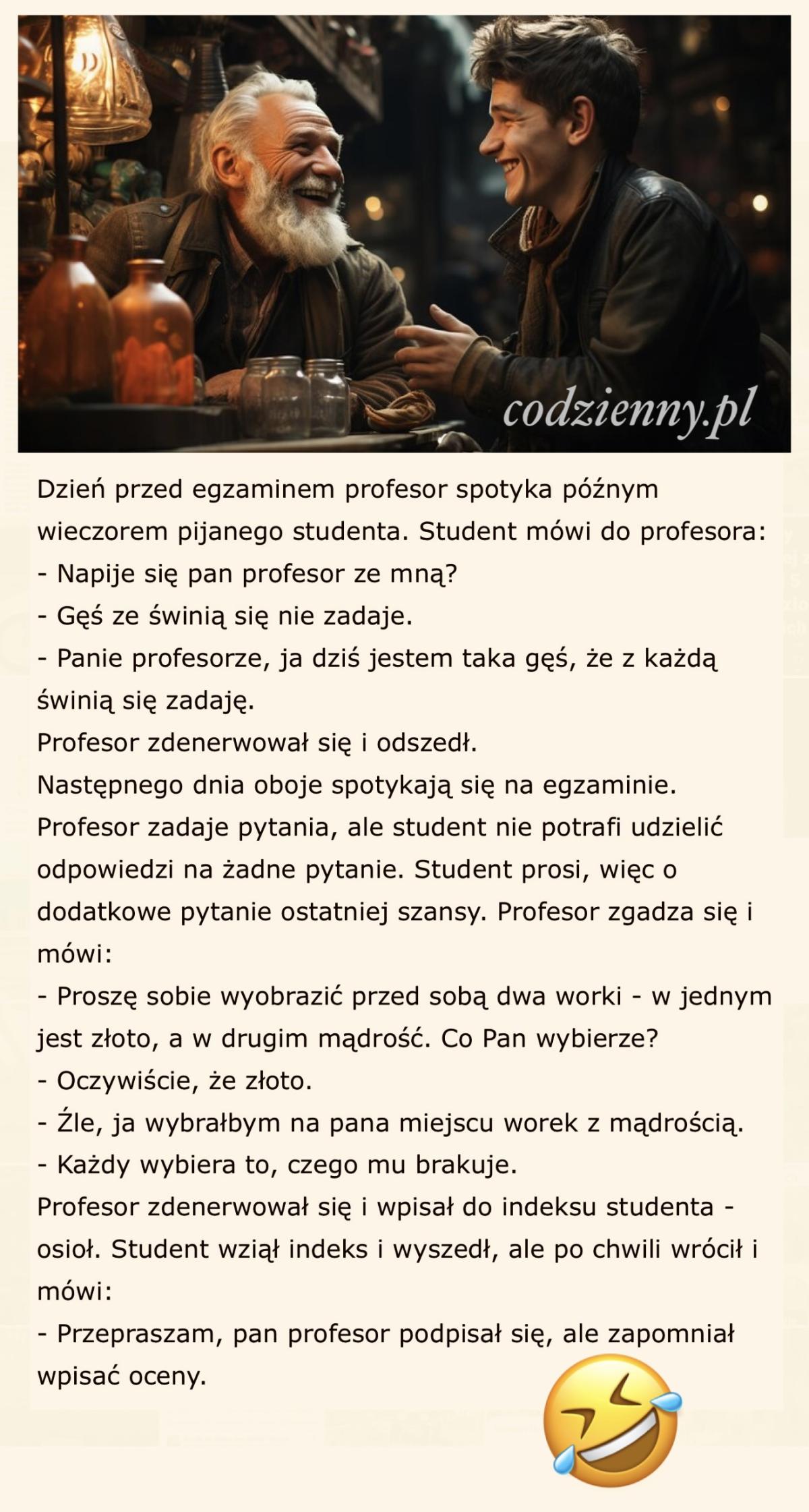 Dzień przed egzaminem