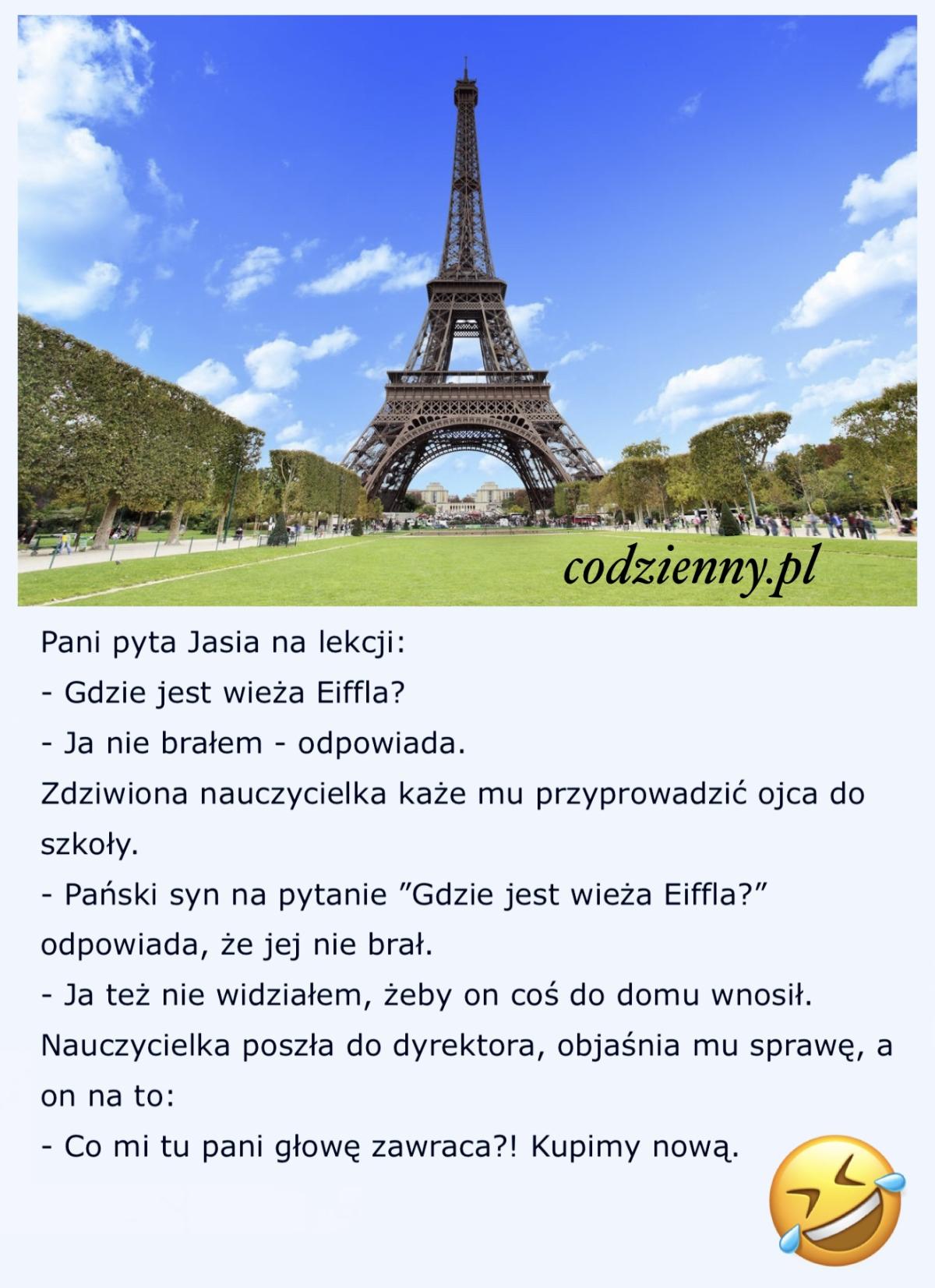 Gdzie jest wieża Eiffla?