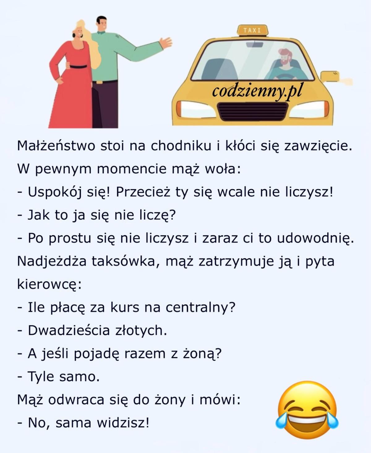 Kłótnia małżeńska na ulicy