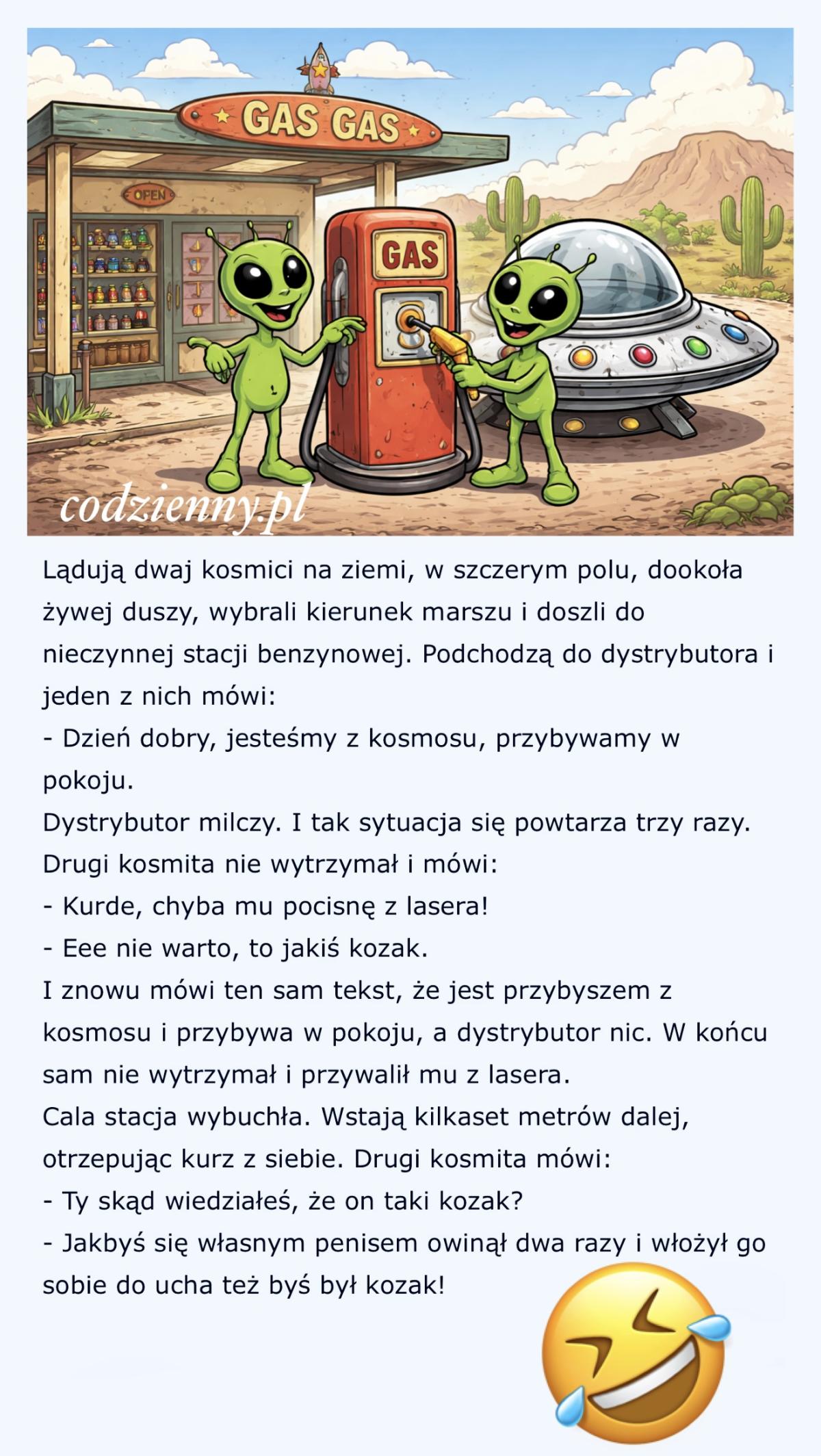 Kosmici na stacji paliw 