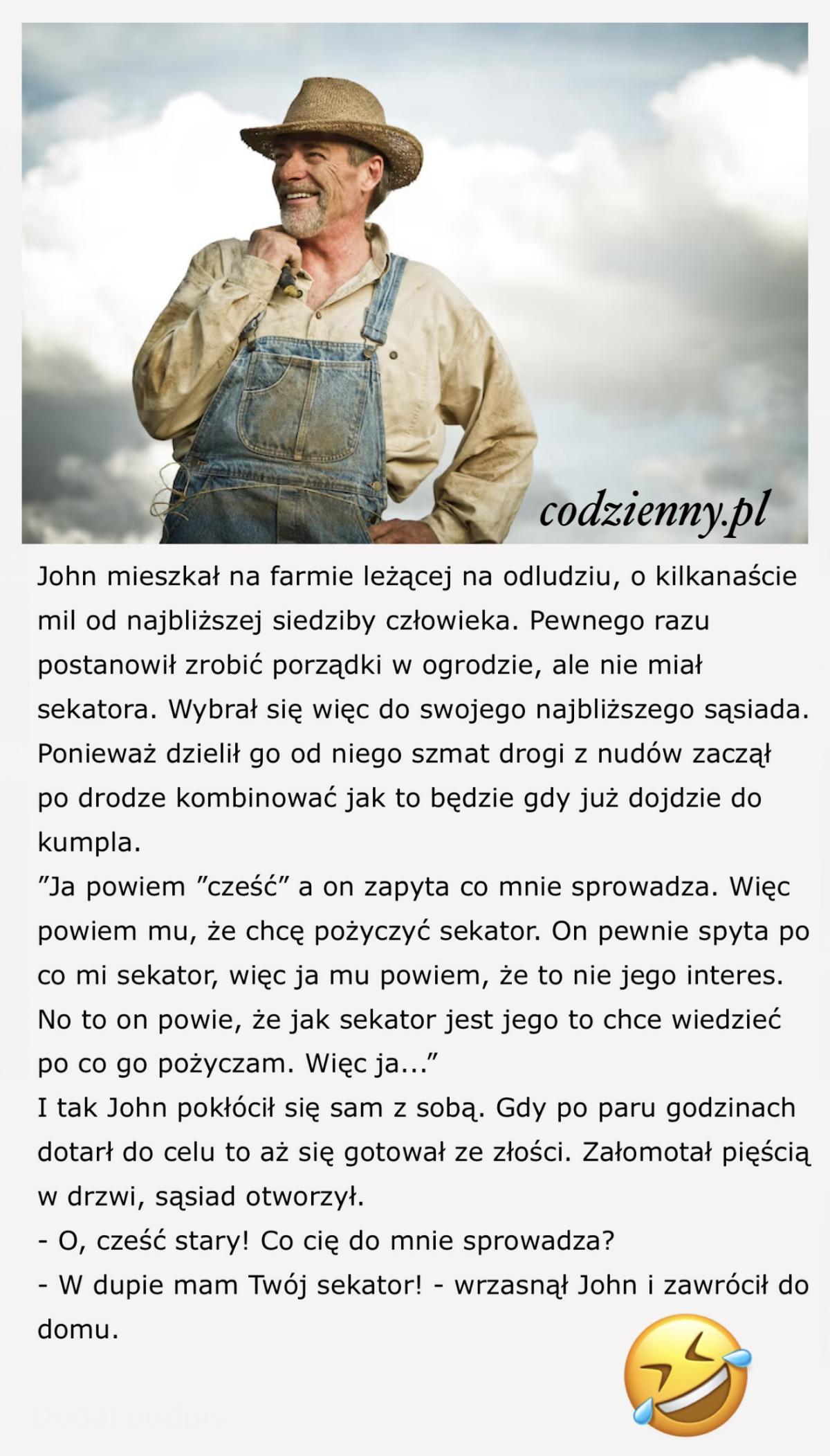 Nerwowy farmer 