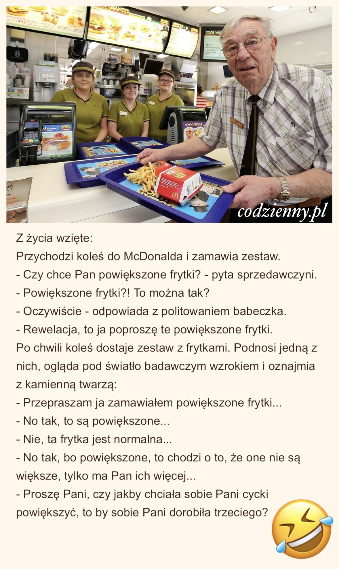 Nietypowa sytuacja w McDonalds