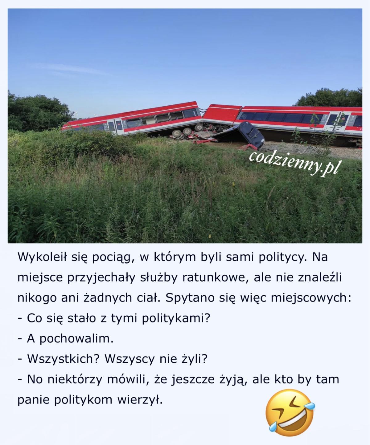 Pociąg z politykami 