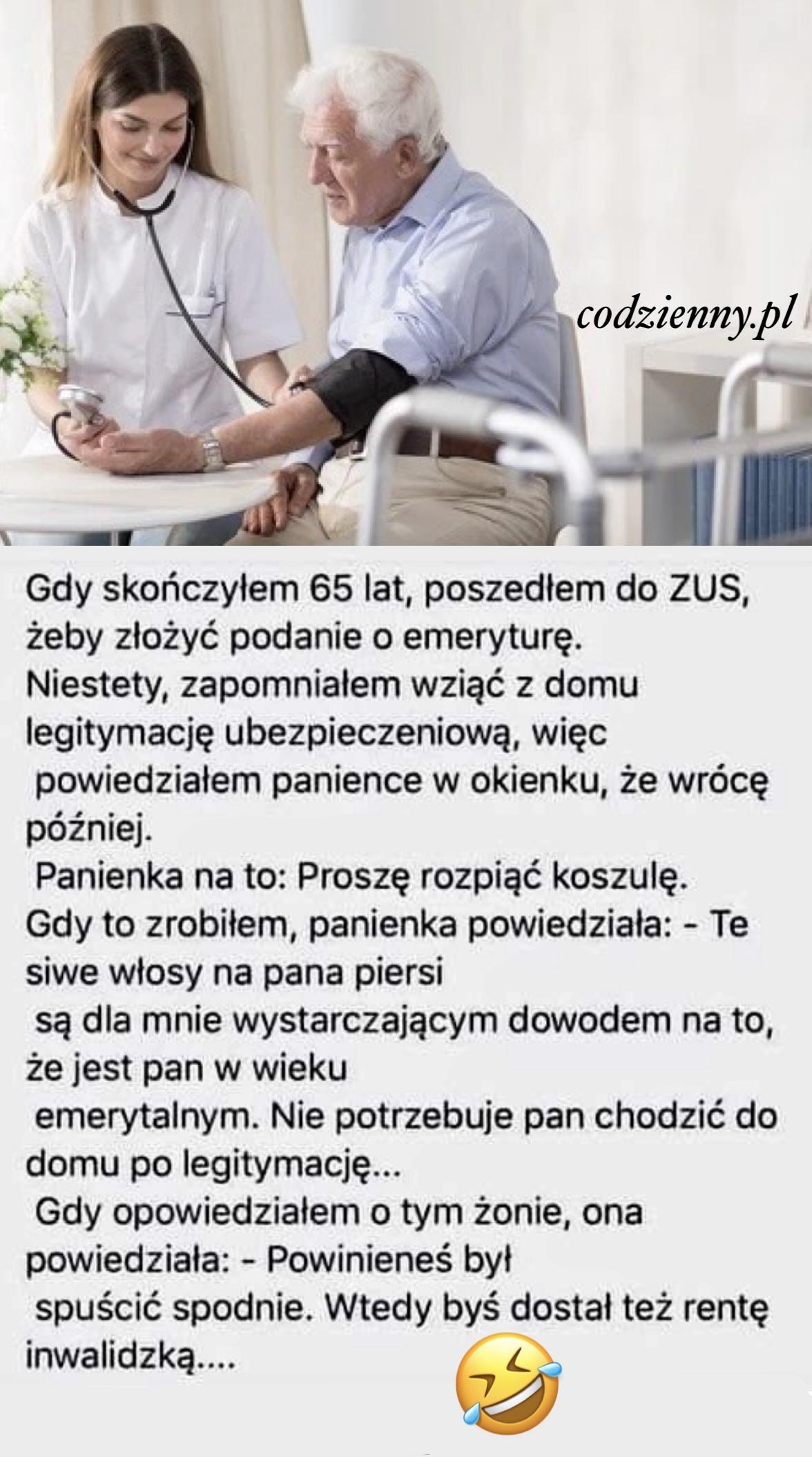 Podanie o emeryturę 