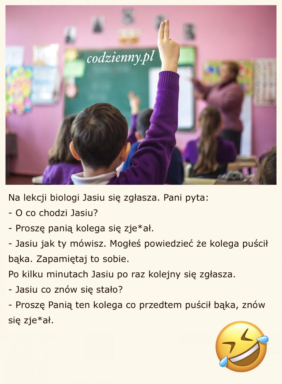 Puszczanie bąkow na lekcji 