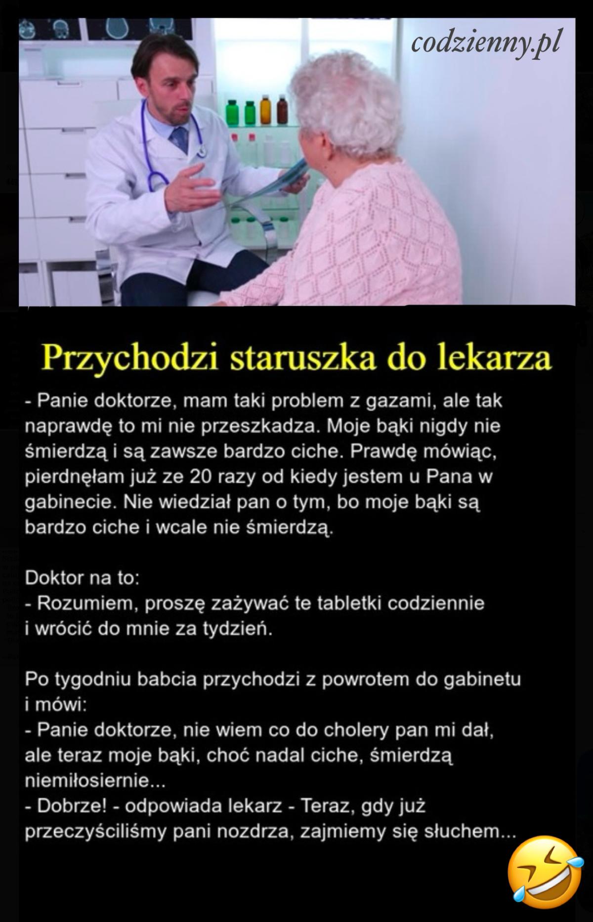 Staruszka u lekarza