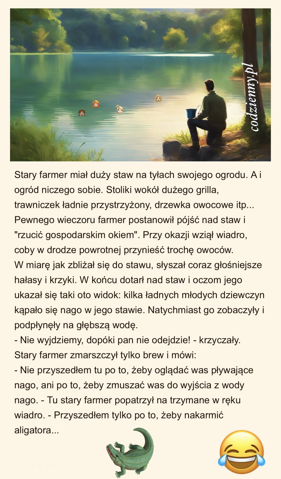 Stary bogaty farmer