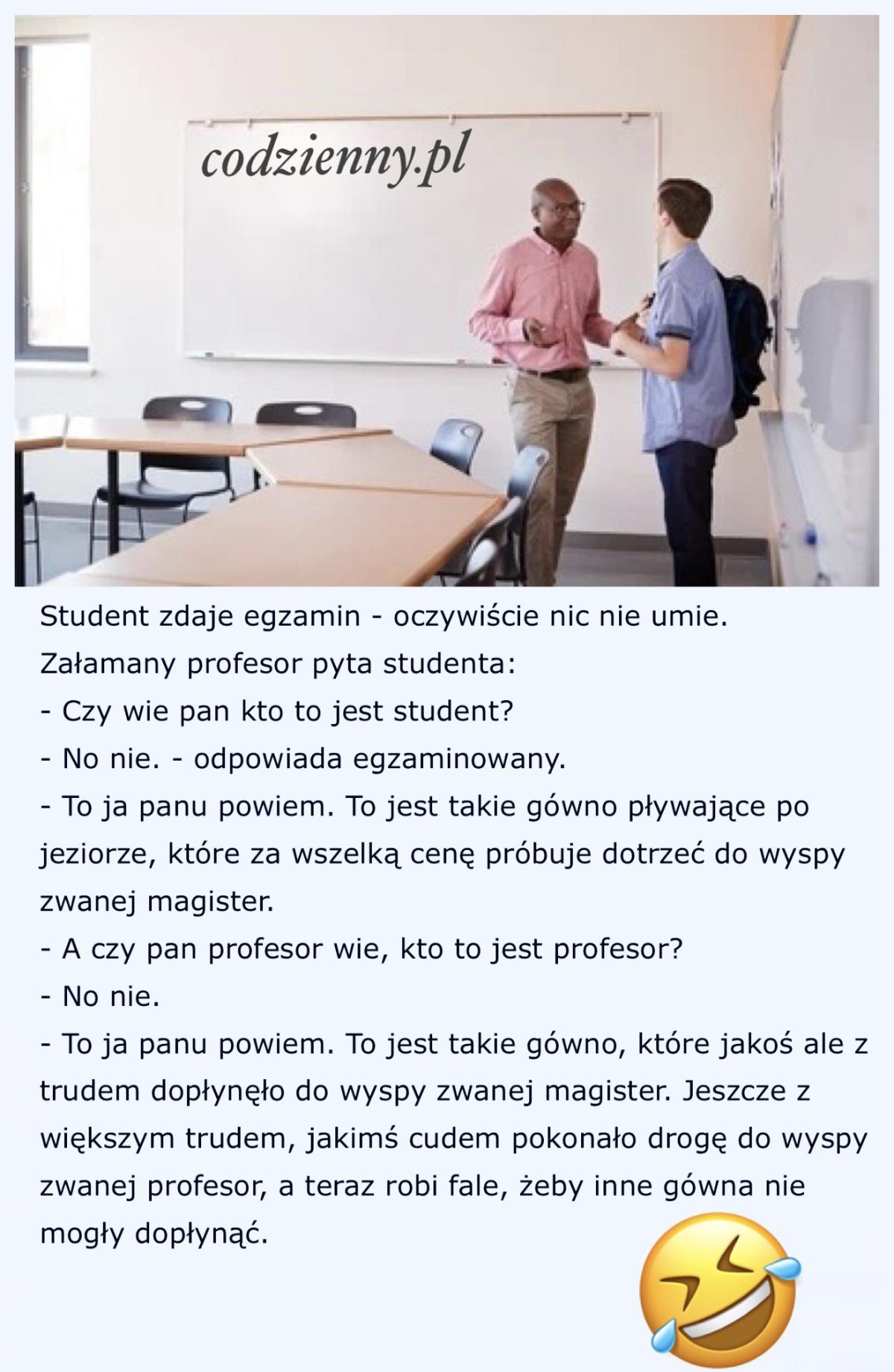 Student kontra profesor