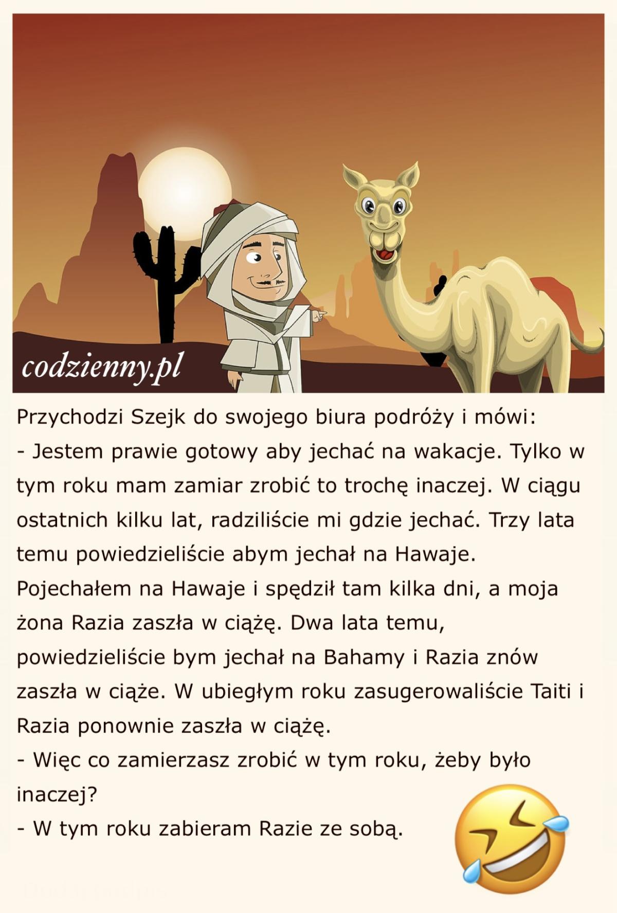 Szejk w biurze podróży 
