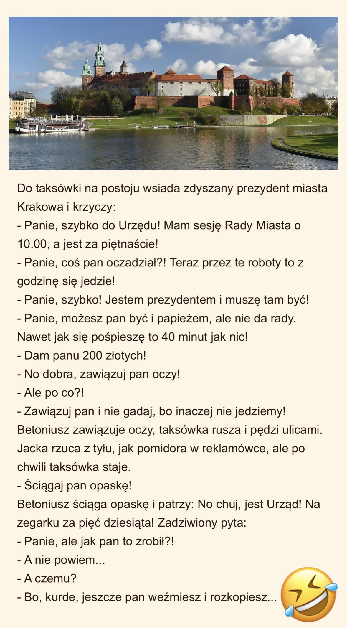 Szybka krakowska taksówka