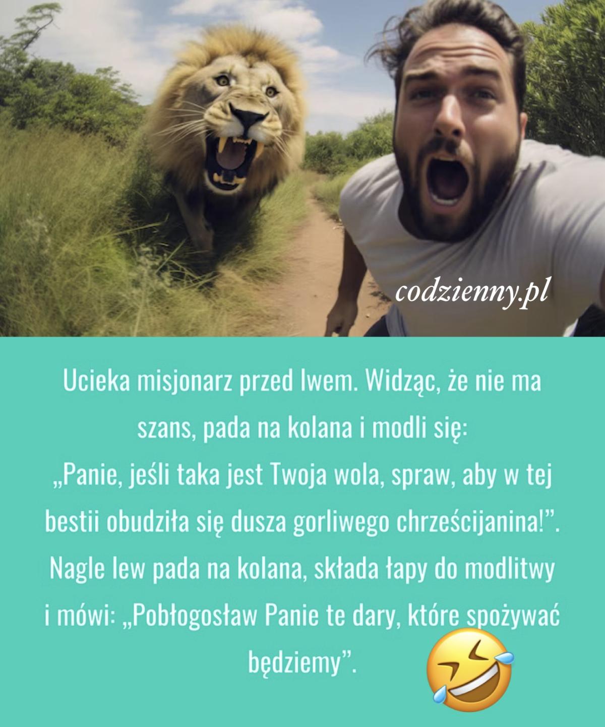 Ucieczka przed lwem 
