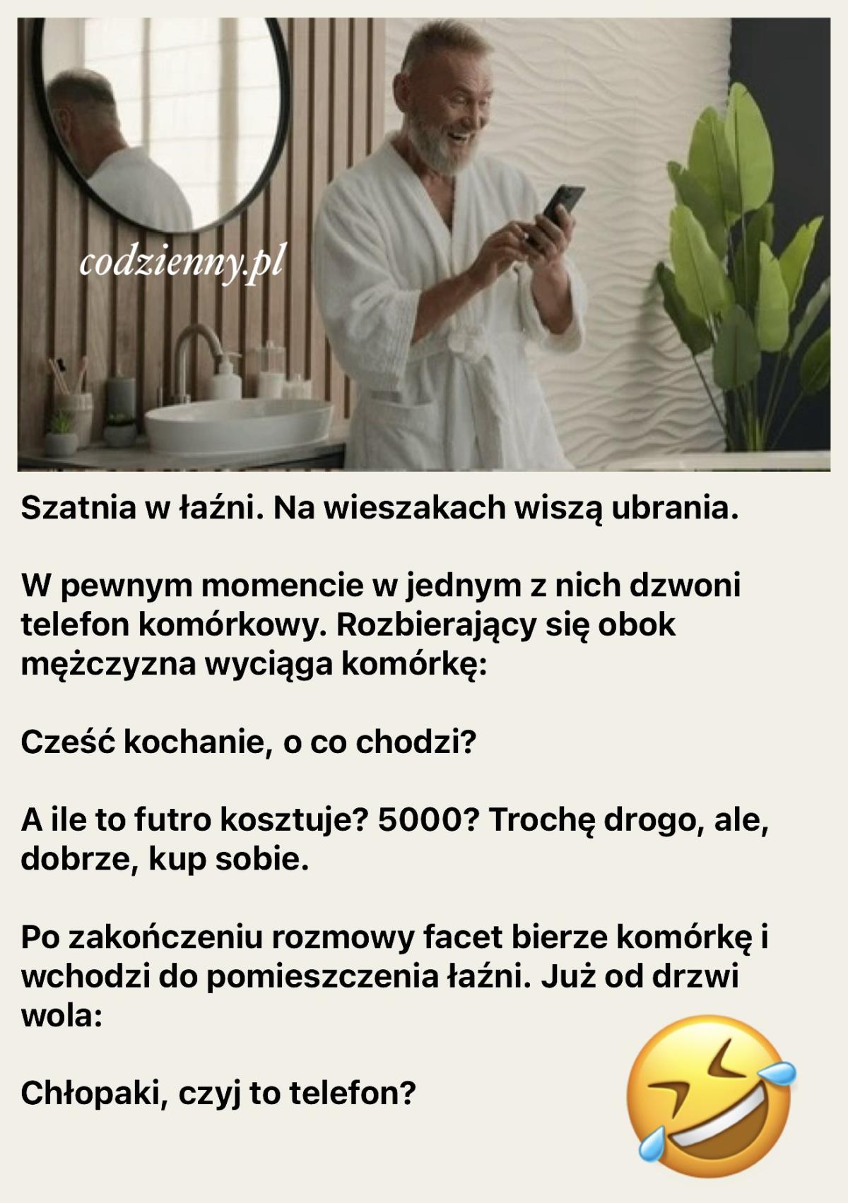 Ważny telefon od żony