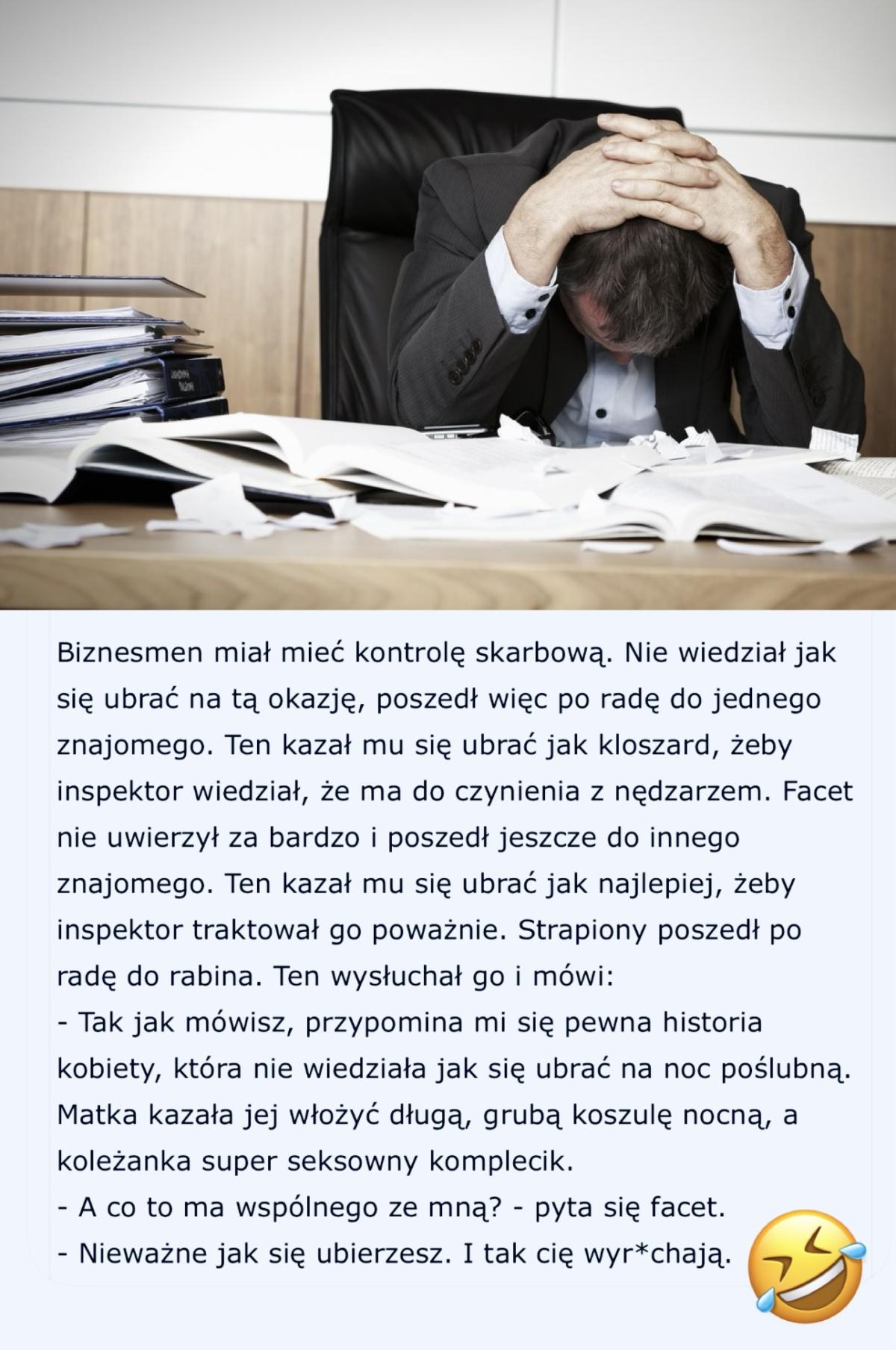 Załamany biznesman