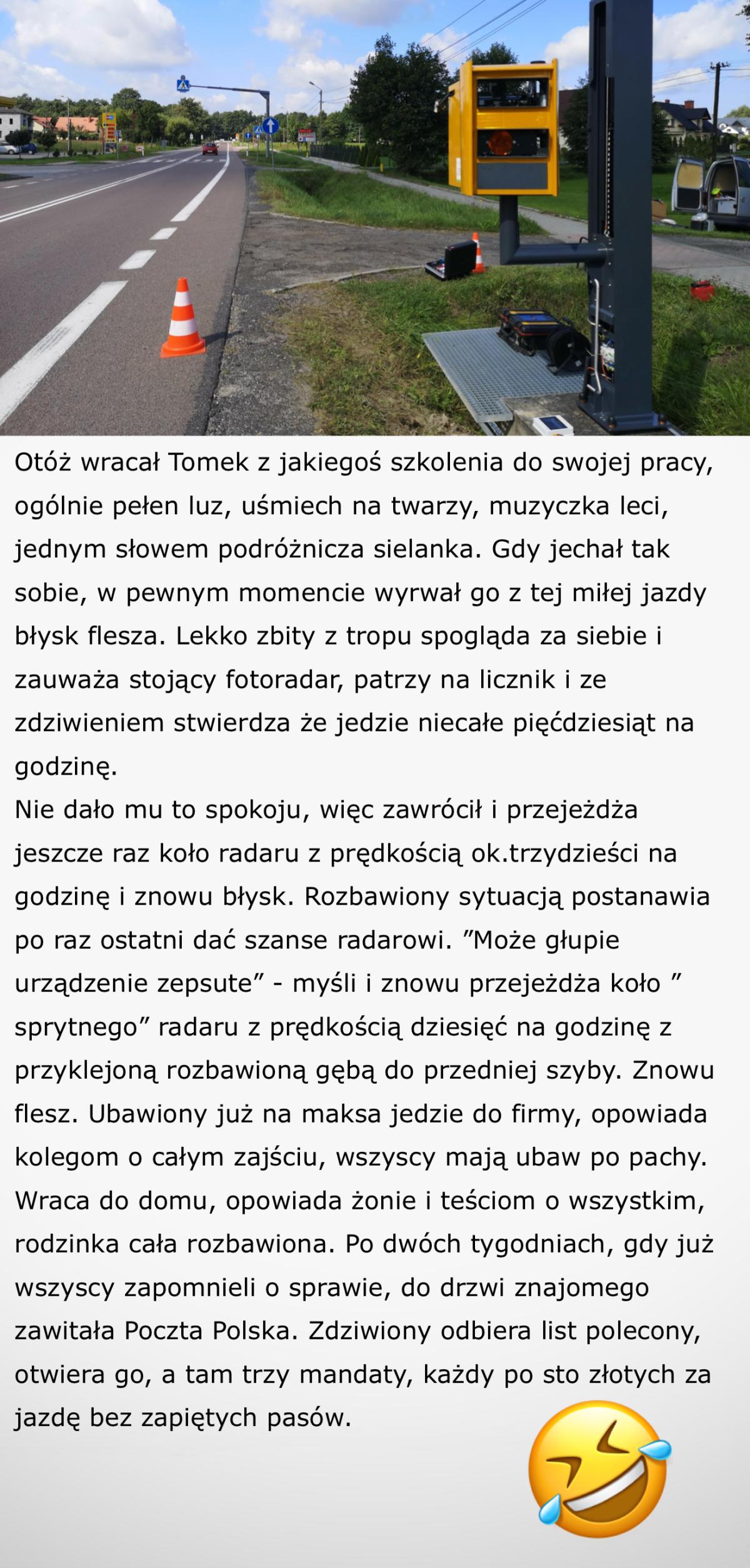 Zepsuty fotoradar 